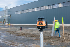 geo-FENNEL FL 245HV+ & FR 80mm Rotating Laser Level with Receiver