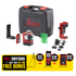 Leica LINO L6GS-1 Li-ion 3x360° Green Beam Multi Line Laser Combo Kit With Soft Case