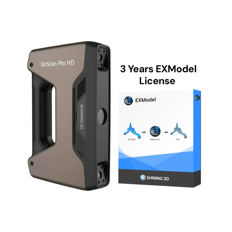 Shining 3D EinScan Pro HD Full Pack with EXModel 3 Years License