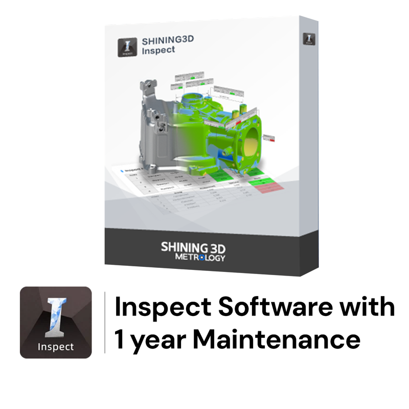 Shining 3D Inspect Software with 1 year Maintenance