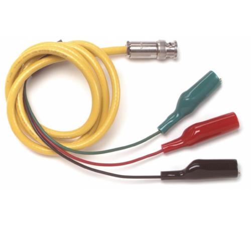 Fluke Pomona 4725 Triax (M), 2 Lug To 3 Alligator Clips (item no. 1920831)