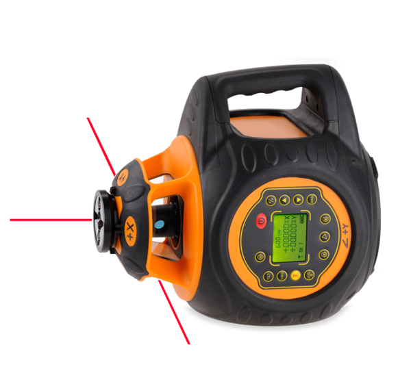 geo-FENNEL FL 505HV-G (LC 2) Dual Grade Rotating Laser Level with FR 77mm Laser Receiver