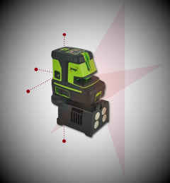 Imex LX25P Red Crossline & 5 Dot Set Out Laser Level