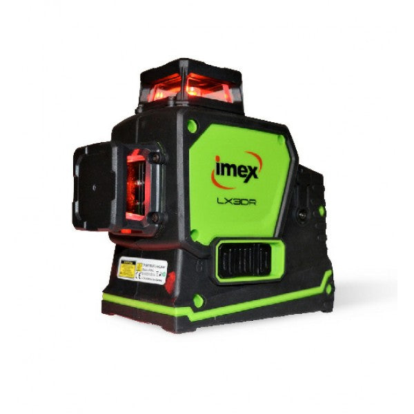 Imex LX3DR 3 x 360° Red Multiline Laser Level