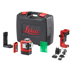 Leica Lino L6G-1, 3x360° Laser, green Beam, Li-ion, Wall Mount, Rugged Case