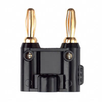 Fluke Pomona 4892 Double Banana Plug, Solderless, Gold Pl (Black, Red) (item no. 1914822, 1914831)