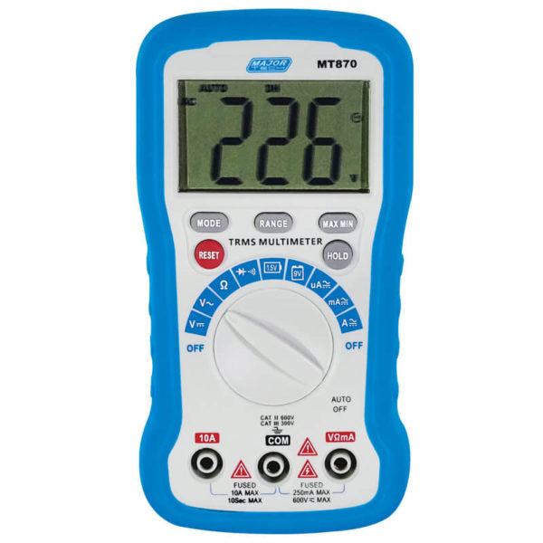 Major Tech MT870 600V AC/DC True RMS Multimeter 1