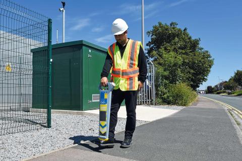 RadioDetection SuperCAT4+CPS Receiver Only Underground Services Locator
